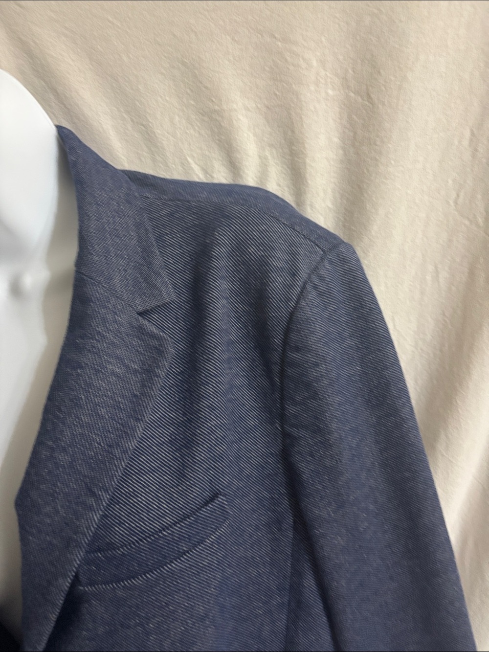 GAP Navy Blue sz14 tall Blazer Jacket office classic pockets career versatile H - Picture 6 of 11